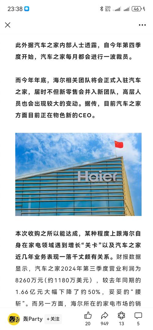 海尔集团收购汽车之家_汽车之家股权交易_汽车之家 股票代码