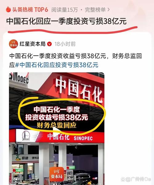 1月25日中国石化公布联合石化套保核查情况，全年亏损约46.