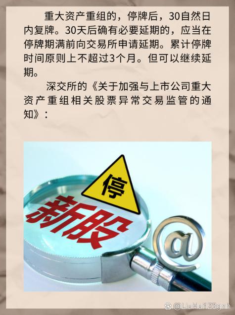 重组停牌复牌时间解析：法律规定、影响因素及投资指南