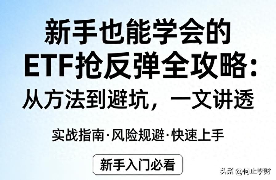 <strong>抢反弹别碰个股！用ETF每天做T+0，新手也能稳赚小牛市</strong>